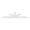 Ekena Millwork Richland Architectural Grade PVC Gable Bracket, 72"W x 15"H x 2"D x 4"F, 5/12 Pitch GBP072X15X0204RIC00 - alternate 5
